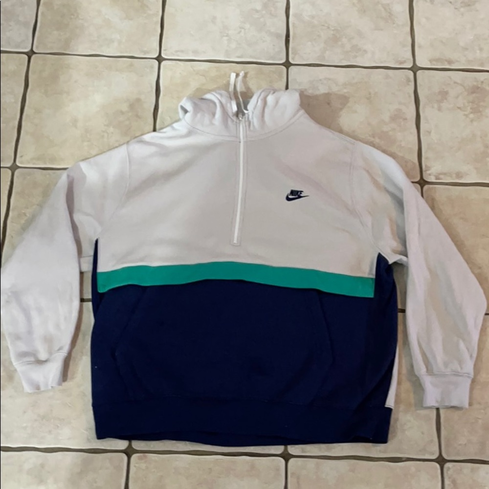 3/4 zip Men’s Nike hooded sweatshirt XXL